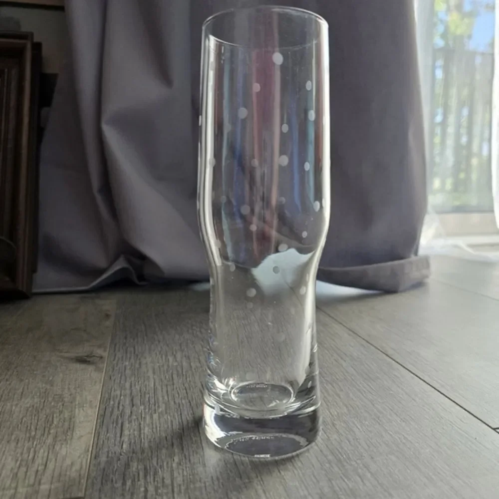 Kate Spade for Lenox Larabee Dot Crystal Pilsner Beer Glass